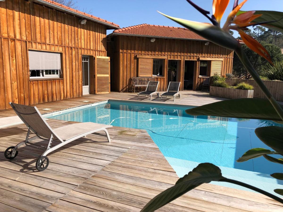 Chambres D'Hotes L'Aousere Biscarrosse Bagian luar foto